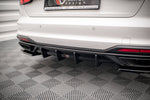 Maxton Parts - Heckansatz Diffusor passend für Audi A4 B9 FL schwarz Hochglanz