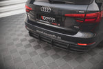 Maxton Parts - Heckansatz Diffusor passend für Audi A4 B9 schwarz matt
