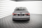 Maxton Parts - Heckansatz Diffusor passend für Audi A4 S-line B9 (Einzelauspuff li.) schwarz Hochglanz