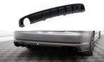 Maxton Parts - Heckansatz Diffusor passend für Audi A4 S-line B9 (Einzelauspuff li.) schwarz Hochglanz