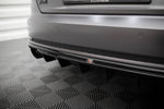 Maxton Parts - Heckansatz Diffusor passend für Audi A4 S-line B9 (Einzelauspuff li.) schwarz Hochglanz