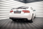 Maxton Parts - Heckansatz Diffusor passend für Audi A5 Sportback 8T FL (Doppelauspuff li. re.) schwarz Hochglanz