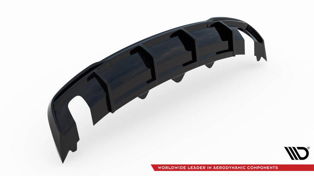 Maxton Parts - Heckansatz Diffusor passend für Audi A5 Sportback 8T FL (Einzelauspuff li. re.) schwarz Hochglanz