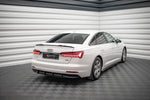 Maxton Parts - Heckansatz Diffusor passend für Audi A6 C8 schwarz matt