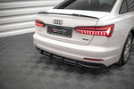 Maxton Parts - Heckansatz Diffusor passend für Audi A6 C8 schwarz matt
