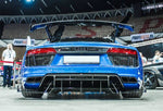 Maxton Parts - Heckansatz Diffusor passend für Audi R8 Mk.2 schwarz matt