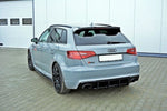Maxton Parts - Heckansatz Diffusor passend für Audi RS3 8V Sportback schwarz matt