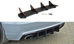 Maxton Parts - Heckansatz Diffusor passend für Audi RS3 8V Sportback schwarz matt