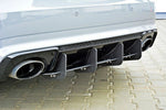 Maxton Parts - Heckansatz Diffusor passend für Audi RS3 8V Sportback schwarz matt