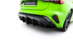 Maxton Parts - Heckansatz Diffusor passend für Audi RS3 Sportback 8Y FL schwarz matt