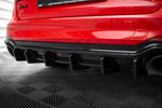 Maxton Parts - Heckansatz Diffusor passend für Audi RS4 B9 / B9 FL schwarz Hochglanz