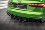 Maxton Parts - Heckansatz Diffusor passend für Audi RS5 F5 FL schwarz matt