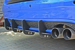 Maxton Parts - Heckansatz Diffusor passend für Audi RS6 C5 schwarz matt