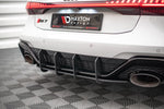 Maxton Parts - Heckansatz Diffusor passend für Audi RS7 C8 / RS6 C8 schwarz matt