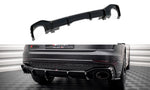 Maxton Parts - Heckansatz Diffusor passend für Audi RSQ8 Mk1 schwarz Hochglanz