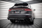Maxton Parts - Heckansatz Diffusor passend für Audi RSQ8 Mk1 schwarz Hochglanz