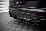 Maxton Parts - Heckansatz Diffusor passend für Audi RSQ8 Mk1 schwarz matt