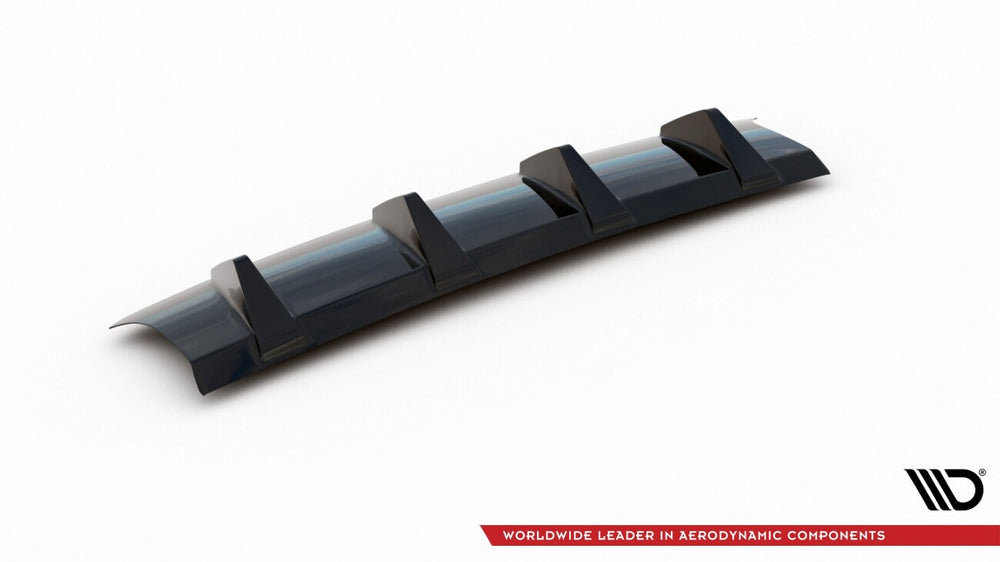 Maxton Parts - Heckansatz Diffusor passend für Audi S3 8V FL Hatchback schwarz Hochglanz