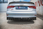 Maxton Parts - Heckansatz Diffusor passend für Audi S3 Limousine 8V FL schwarz Hochglanz
