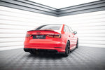 Maxton Parts - Heckansatz Diffusor passend für Audi S3 Limousine 8V schwarz Hochglanz
