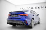 Maxton Parts - Heckansatz Diffusor passend für Audi S3 Limousine 8Y FL schwarz matt