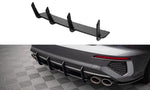 Maxton Parts - Heckansatz Diffusor passend für Audi S3 Limousine 8Y schwarz matt