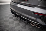 Maxton Parts - Heckansatz Diffusor passend für Audi S3 Limousine 8Y schwarz matt
