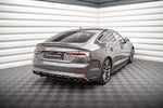 Maxton Parts - Heckansatz Diffusor passend für Audi S5 Coupe / Sportback F5 schwarz matt