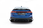 Maxton Parts - Heckansatz Diffusor passend für Audi S5 Limousine / Avant B10 schwarz matt