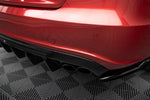 Maxton Parts - Heckansatz Diffusor passend für Audi S5 Sportback 8T schwarz Hochglanz