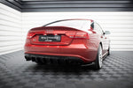 Maxton Parts - Heckansatz Diffusor passend für Audi S5 Sportback 8T schwarz Hochglanz