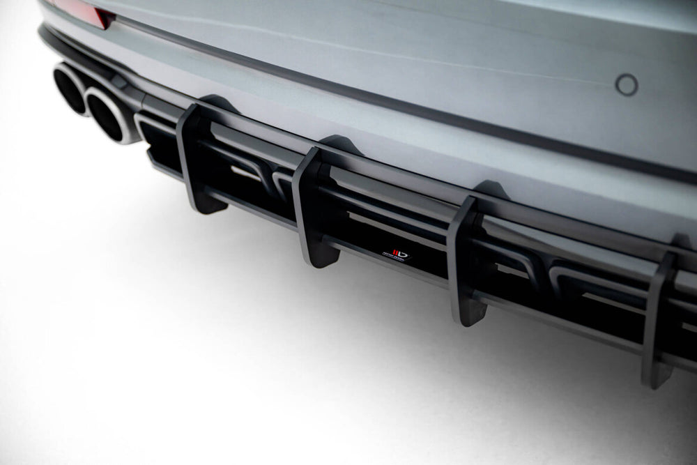 Maxton Parts - Heckansatz Diffusor passend für Audi S8 D5 FL schwarz matt