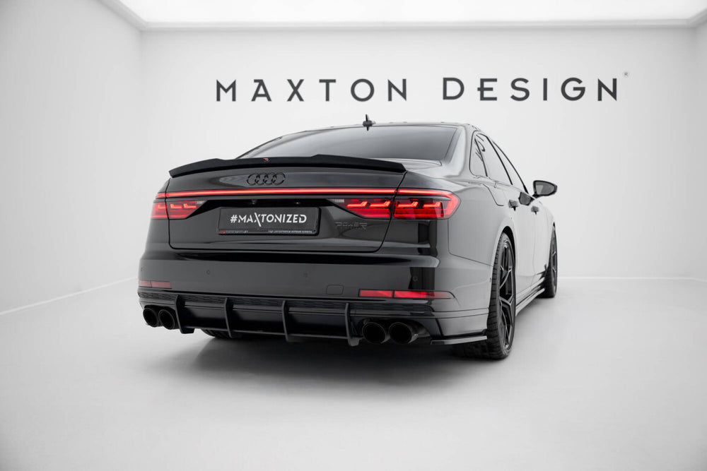 Maxton Parts - Heckansatz Diffusor passend für Audi S8 D5 schwarz matt
