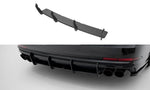 Maxton Parts - Heckansatz Diffusor passend für Audi S8 D5 schwarz matt