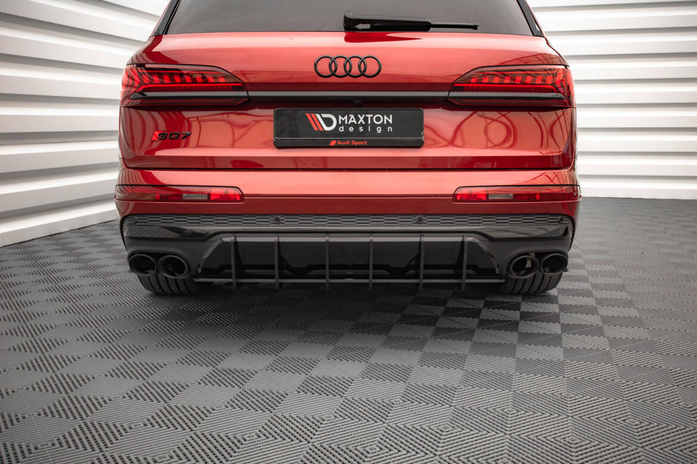Maxton Parts - Heckansatz Diffusor passend für Audi SQ7 Mk2 (4M) FL schwarz matt