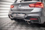 Maxton Parts - Heckansatz Diffusor passend für BMW 1 F20/ F21 FL M-Power schwarz Hochglanz