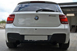 Maxton Parts - Heckansatz Diffusor passend für BMW 1er F20/F21 M-POWER (vor FL) schwarz matt