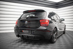 Maxton Parts - Heckansatz Diffusor passend für BMW 1er F20 schwarz matt