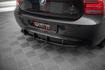 Maxton Parts - Heckansatz Diffusor passend für BMW 1er F20 schwarz matt