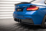 Maxton Parts - Heckansatz Diffusor passend für BMW 2 M-Paket F22 schwarz matt