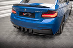 Maxton Parts - Heckansatz Diffusor passend für BMW 2 M-Paket F22 schwarz matt