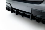 Maxton Parts - Heckansatz Diffusor passend für BMW M135i F70 schwarz matt