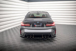 Maxton Parts - Heckansatz Diffusor passend für BMW M3 G80 roter Kern