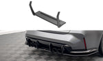 Maxton Parts - Heckansatz Diffusor passend für BMW M3 G80 roter Kern