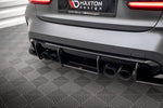 Maxton Parts - Heckansatz Diffusor passend für BMW M3 Limousine / Touring G80 / G81 schwarz matt