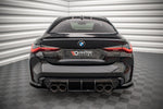 Maxton Parts - Heckansatz Diffusor passend für BMW M3 Limousine / Touring G80 schwarz matt