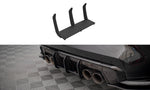 Maxton Parts - Heckansatz Diffusor passend für BMW M3 Limousine / Touring G80 schwarz matt