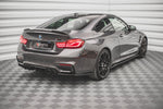 Maxton Parts - Heckansatz Diffusor passend für BMW M4 F82 schwarz Hochglanz