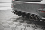 Maxton Parts - Heckansatz Diffusor passend für BMW M4 F82 schwarz matt