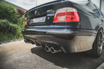 Maxton Parts - Heckansatz Diffusor passend für BMW M5 / 5 M-Paket E39 schwarz Hochglanz